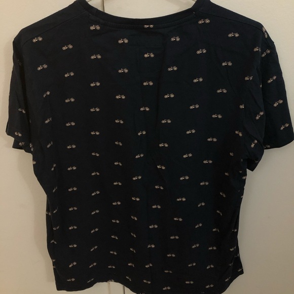 Denim & Flower Bike Shirt - Picture 2 of 4